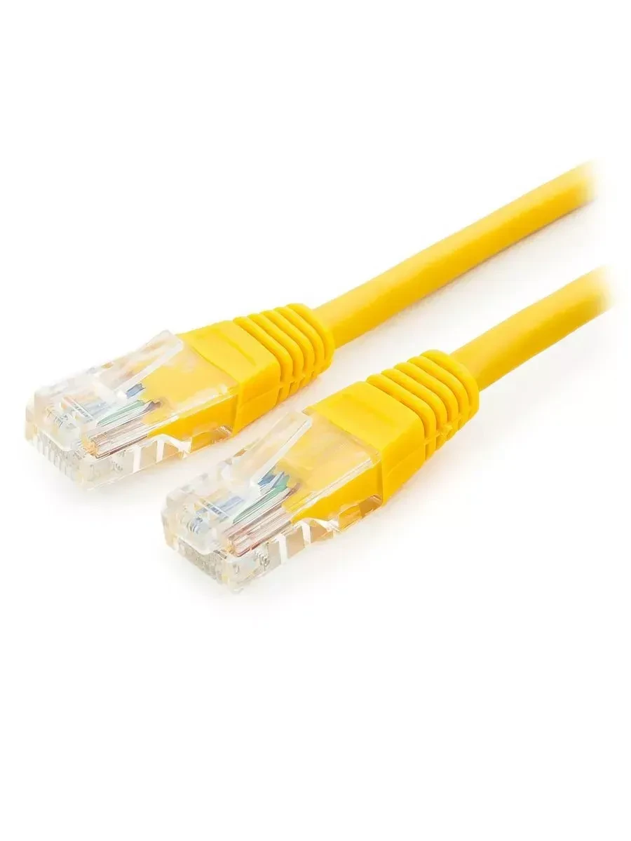 Патч-корд UTP Cat 5e Cablexpert PP12-7.5M, 7.5м, желтый