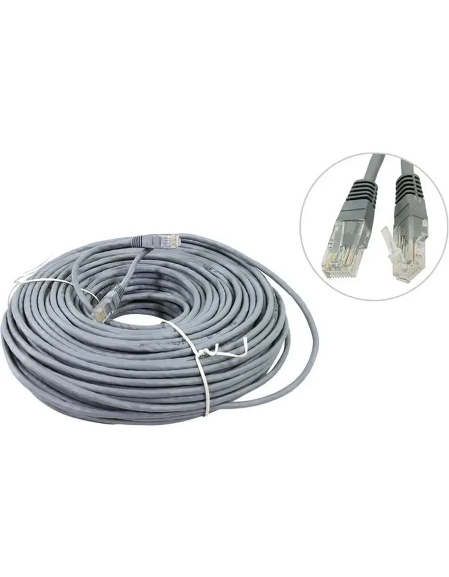 Патч-корд UTP Cat 5e Cablexpert PP12-30M, 30м, серый