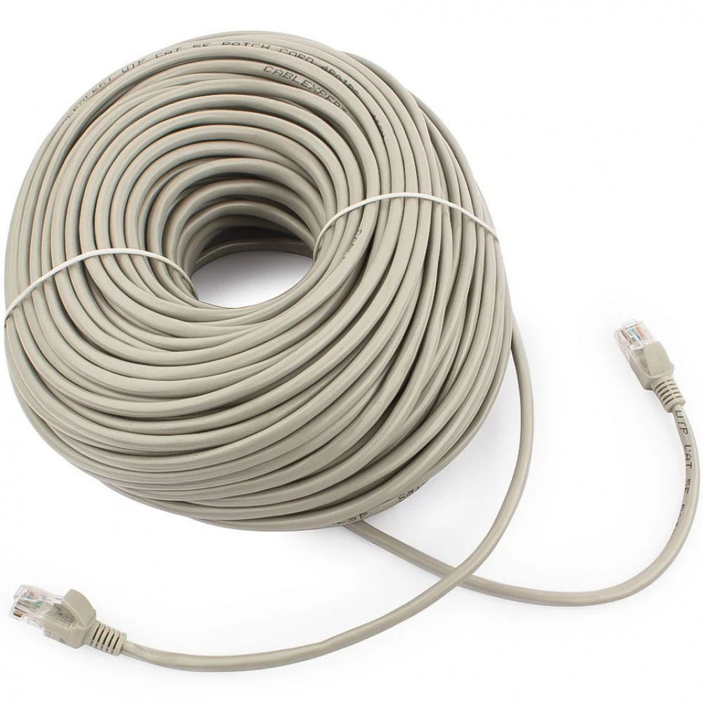 Патч-корд UTP Cat 5e Cablexpert PP12-50M, 50м, серый