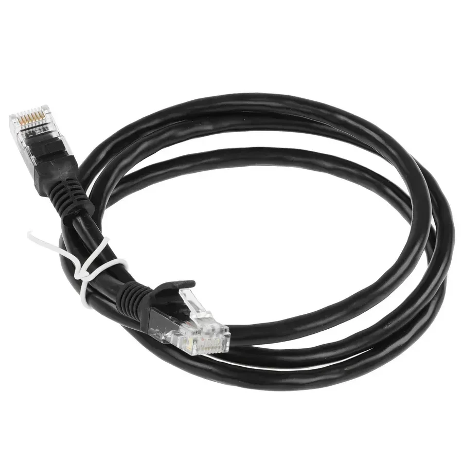 Патч-корд UTP Cat 6e Cablexpert PP6U-1M, 1м, черный — 3