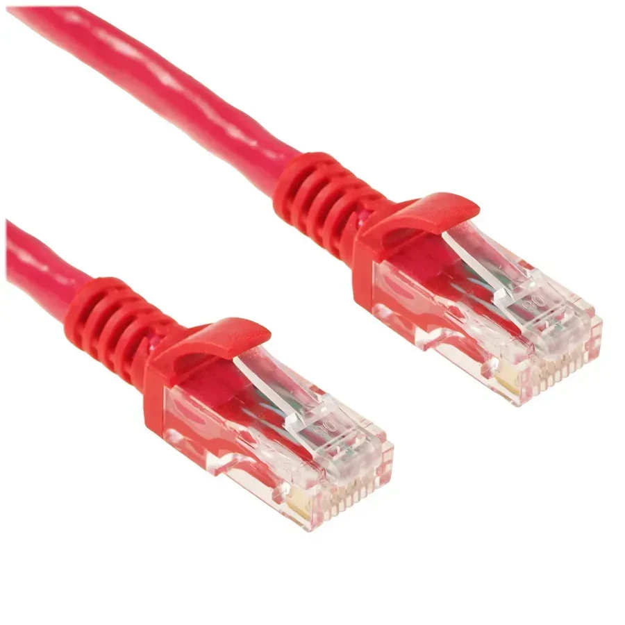 Патч-корд UTP Cat 6e Cablexpert PP6U-1M, 1м, красный
