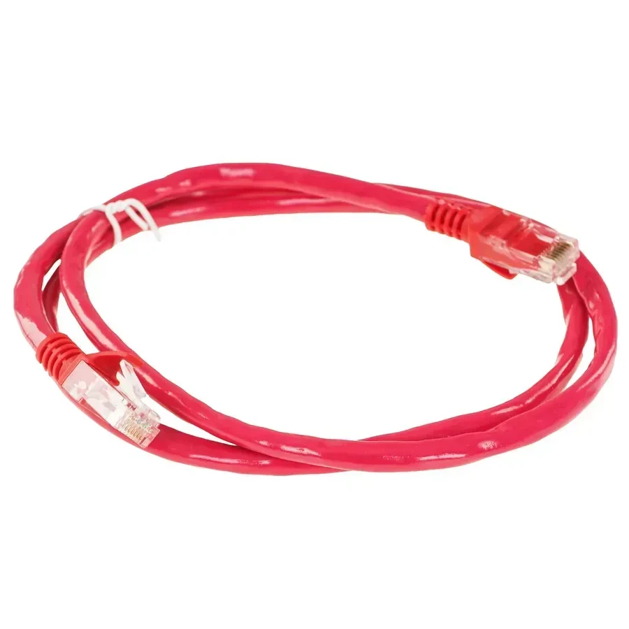 Патч-корд UTP Cat 6e Cablexpert PP6U-1M, 1м, красный — 2