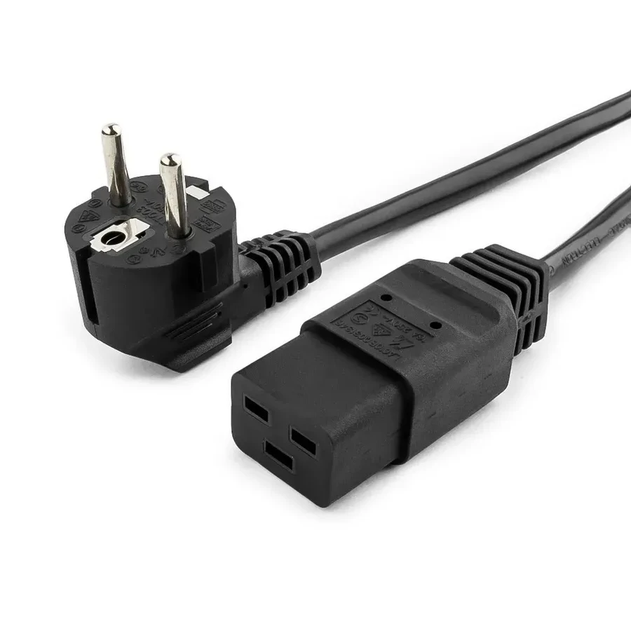 Кабель питания Cablexpert PC-186-C19, 1.8м, 16A — 2