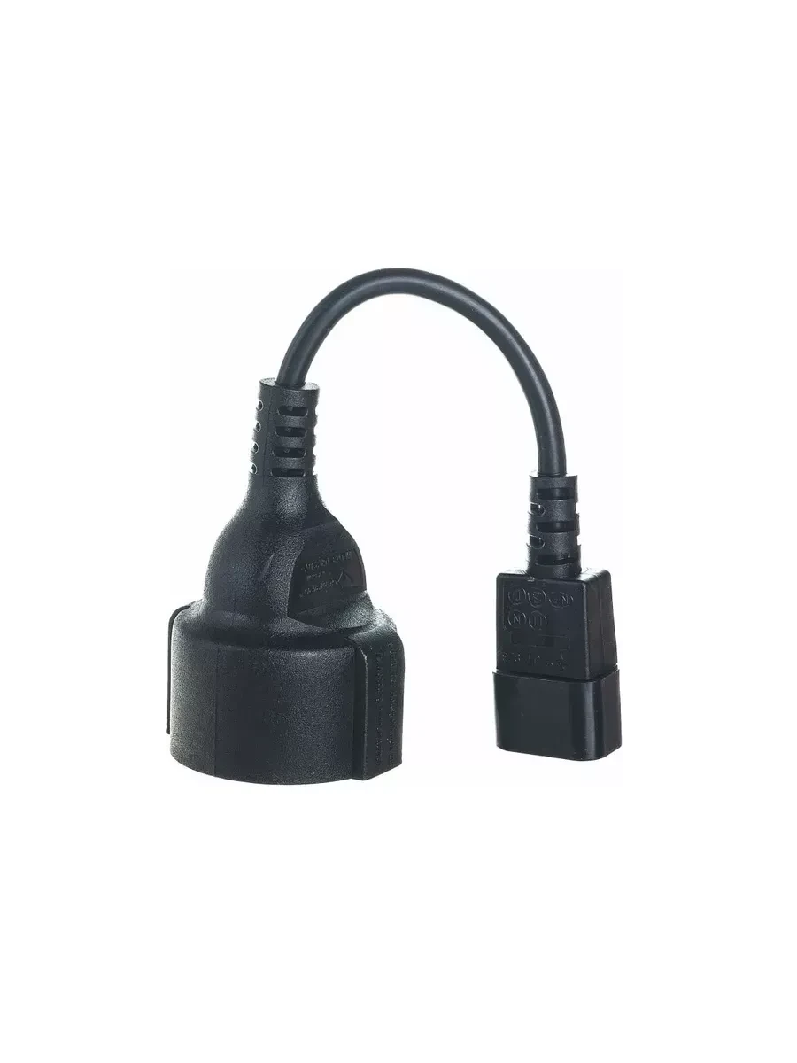 Кабель питания Cablexpert PC-SFC14M-01, C14-Schuko, 0.15м — 4