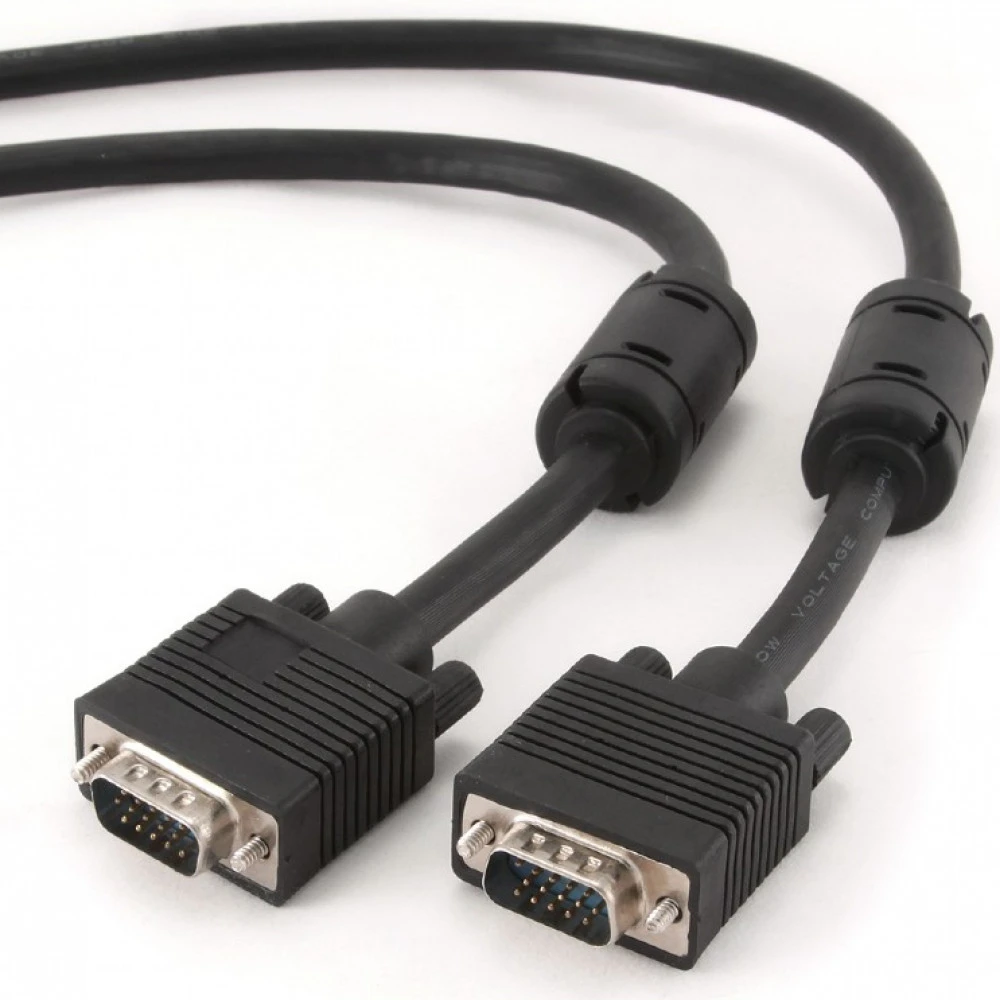 Кабель SVGA Cablexpert CC-PPVGA-6B, 15m/15m, 1.8м, экранированный — 4