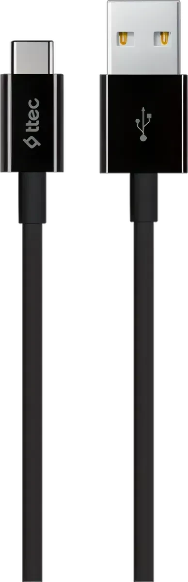Кабель ttec Type-C 2.0, черный