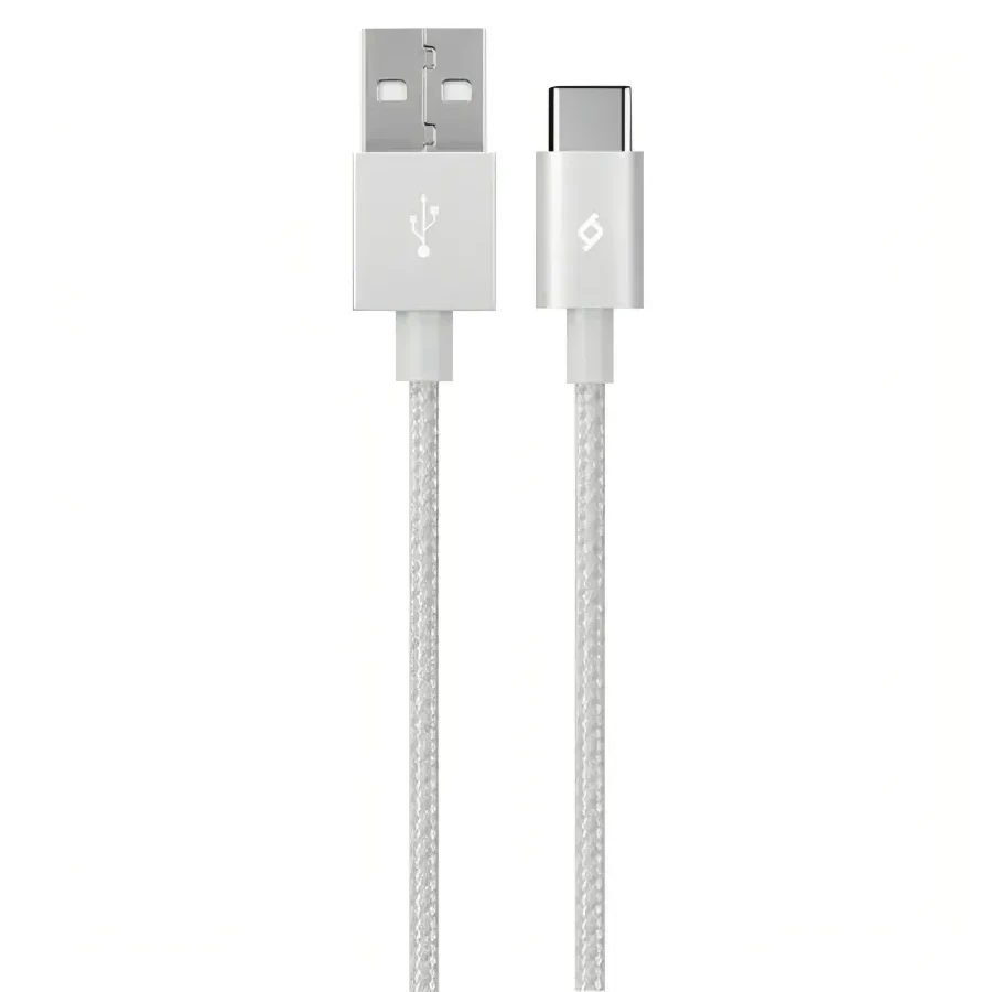 Кабель ttec AlumiCable Type-C 2.0, серебристый