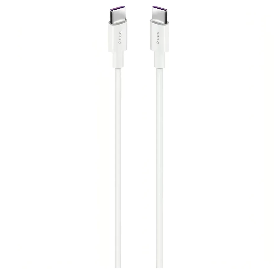 Кабель ttec Type-C 200см 65W, белый — 3