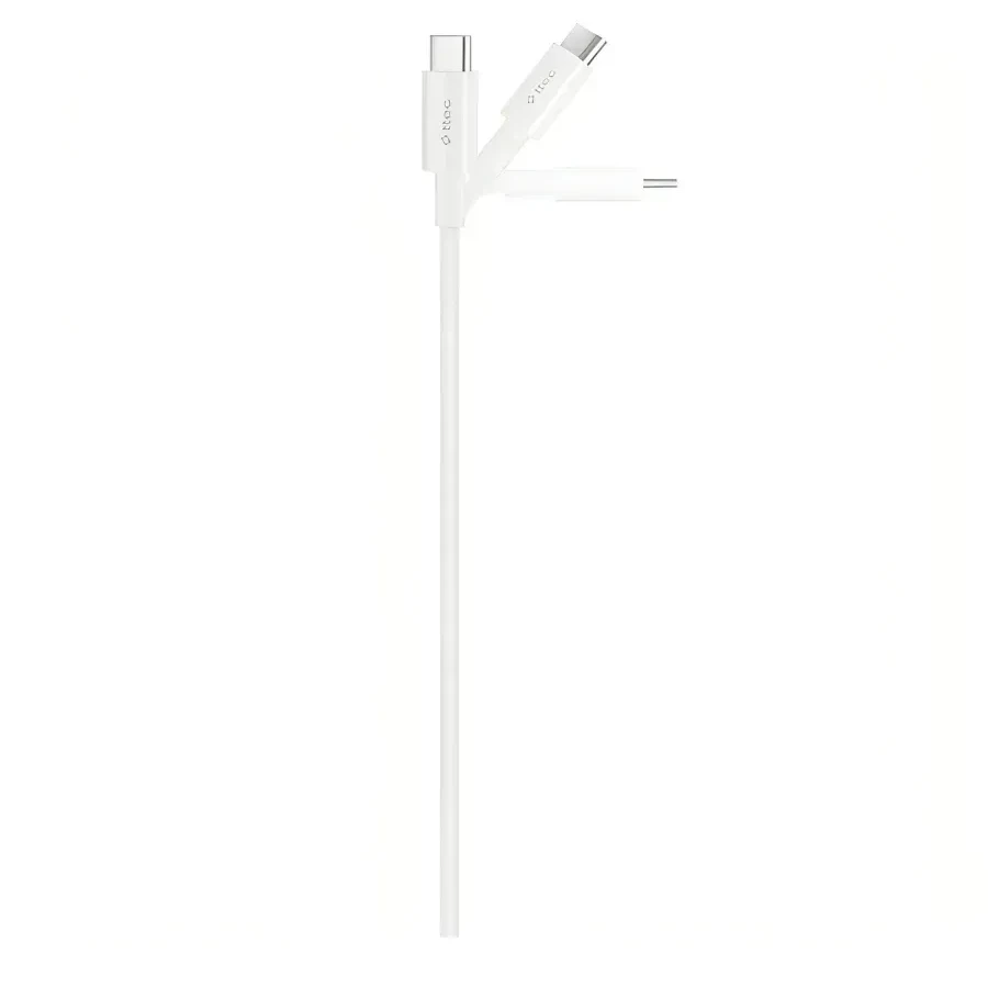 Кабель ttec Type-C 200см 65W, белый — 4