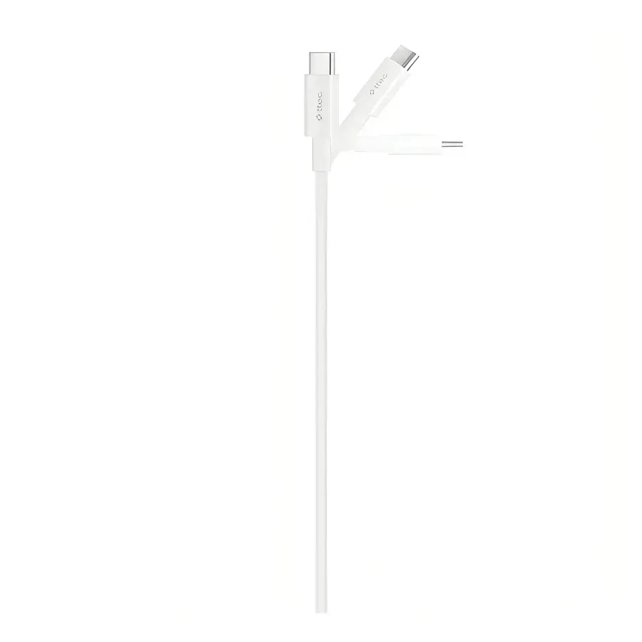 Кабель ttec Type-C 300см 65W, белый — 3