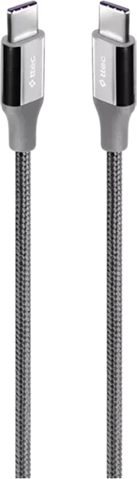 Кабель ttec Type-C 150см 100W, космический серый
