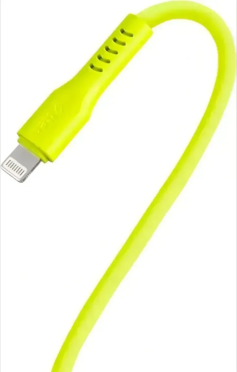 Кабель ttec USB-C - Lightning, 120см, неон жёлтый — 3