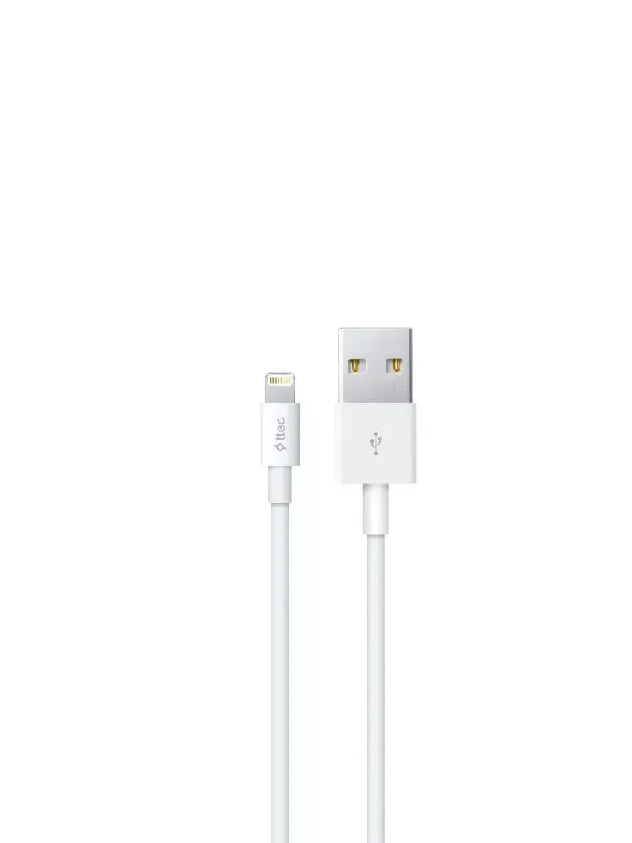 Кабель ttec Lightning - USB, белый