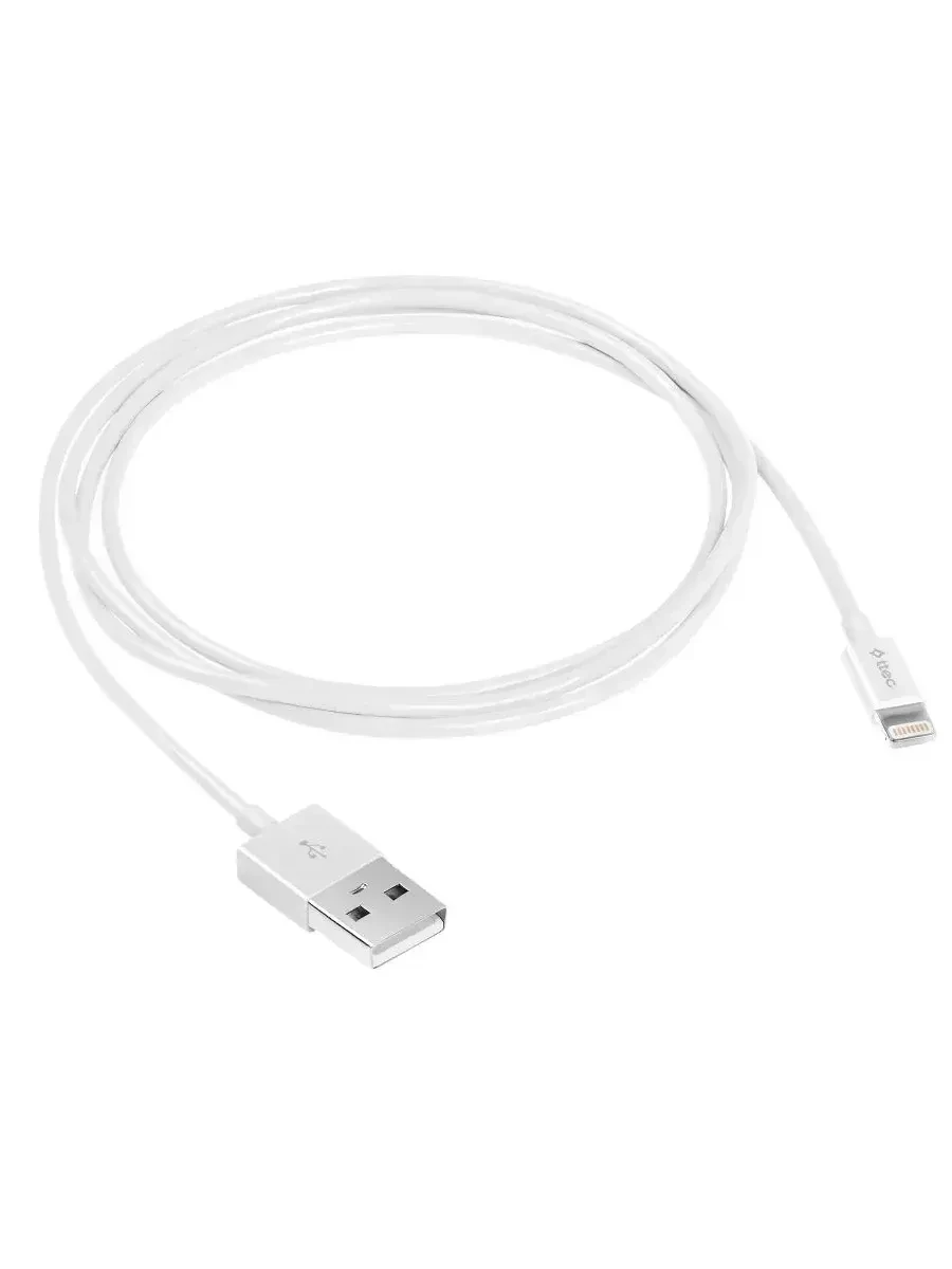Кабель ttec Lightning - USB, белый — 3