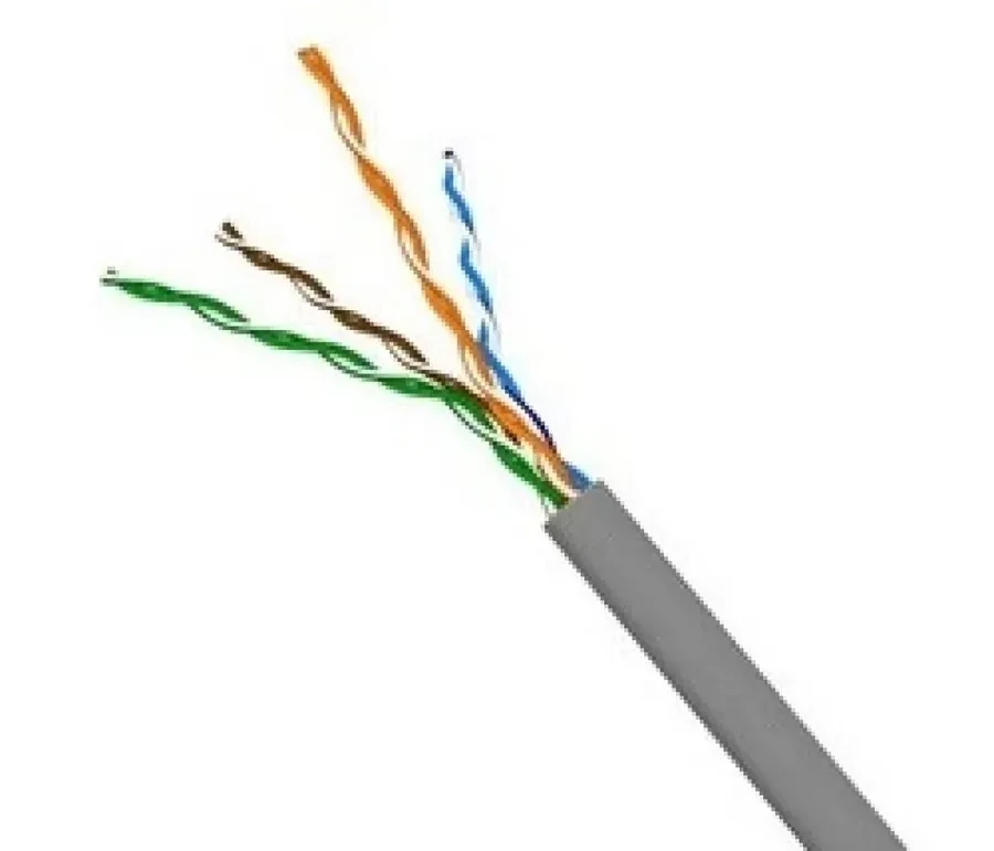 Кабель TWT Cat.6 FTP, 305м, серый, PVC