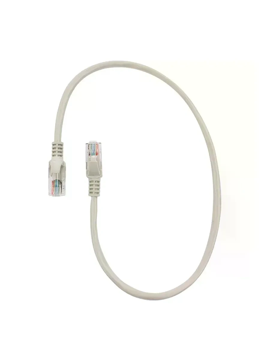 Патч-корд Cablexpert PP12-0.5M, UTP кат.5e, 0.5 м, серый — 2