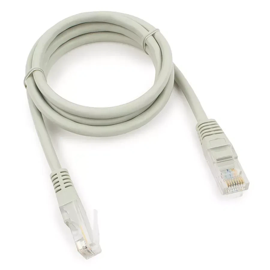 Патч-корд Cablexpert PP12-1M, UTP кат.5e, 1 м, серый — 2