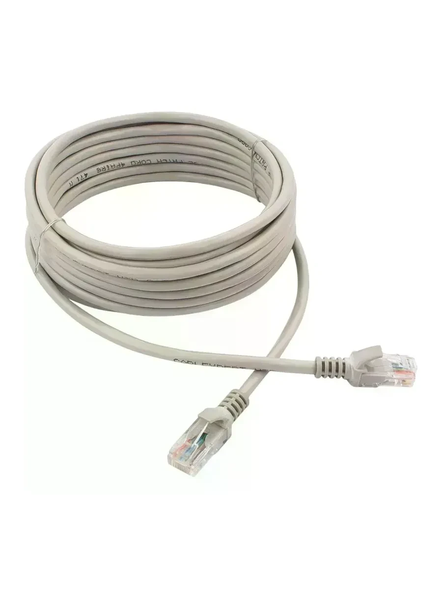 Кабель Cablexpert UTP Cat 5e 5m, серый