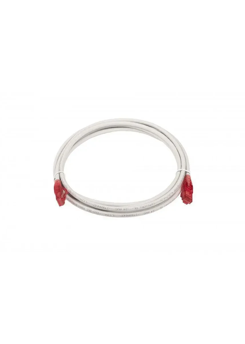 Кабель Hyperline U/UTP Cat.5e LSZH 3м серый