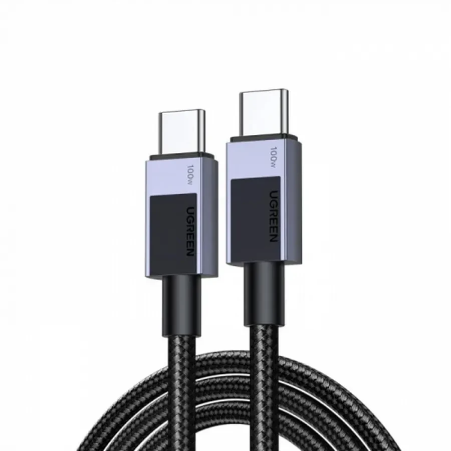 Кабель UGREEN L512 USB-C-USB-C, 1м, быстрая зарядка