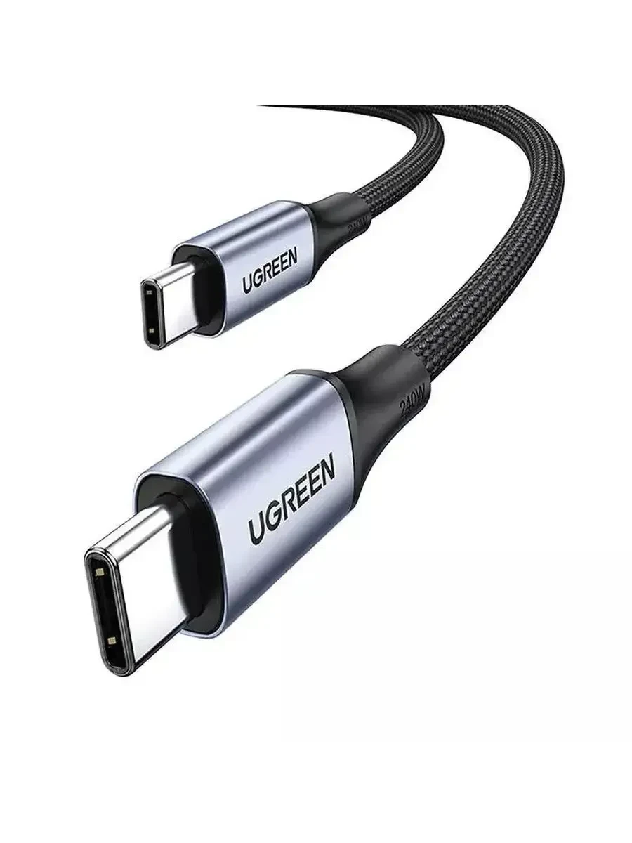 Кабель UGREEN US535 USB-C-USB-C, 2м, 240W — 2