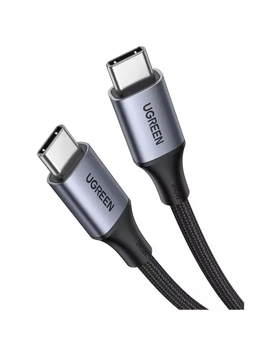 Кабель UGREEN US535 USB-C-USB-C, 2м, 240W — 3
