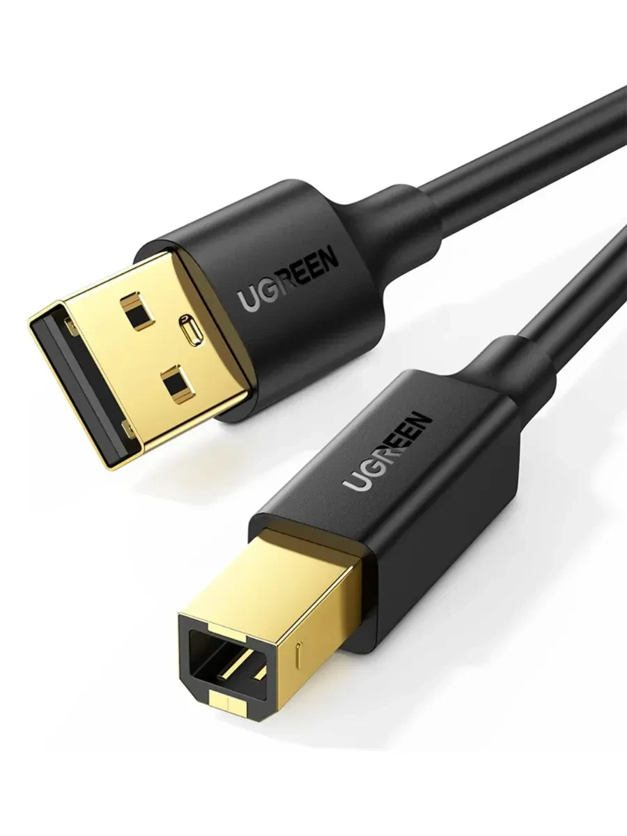 Кабель UGREEN US135 USB-A-USB-B, 1.5м