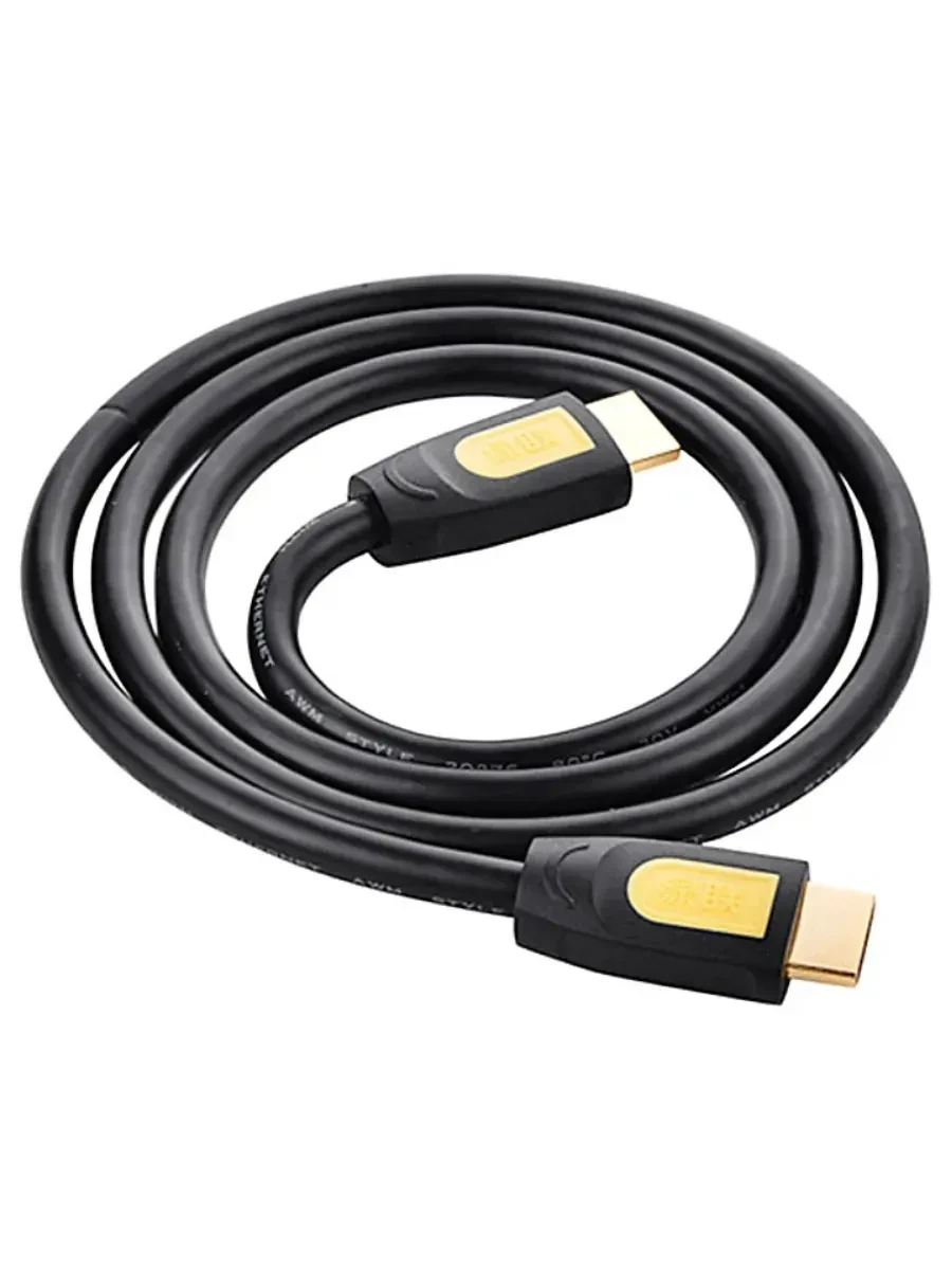 Кабель UGREEN HD101 HDMI, 10м, черно-жёлтый — 2