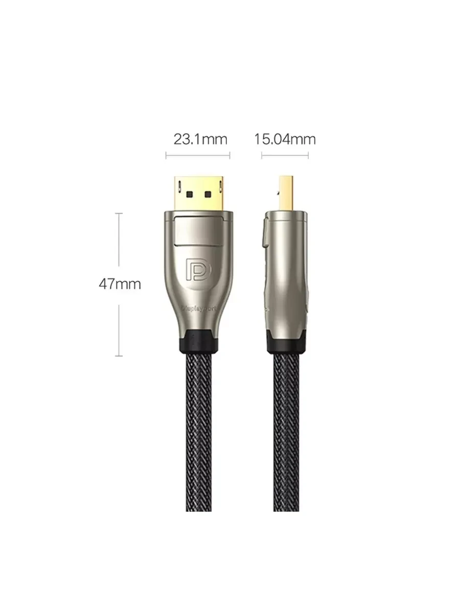 Кабель UGREEN DP112 DisplayPort 1.4 8K, 3м — 3