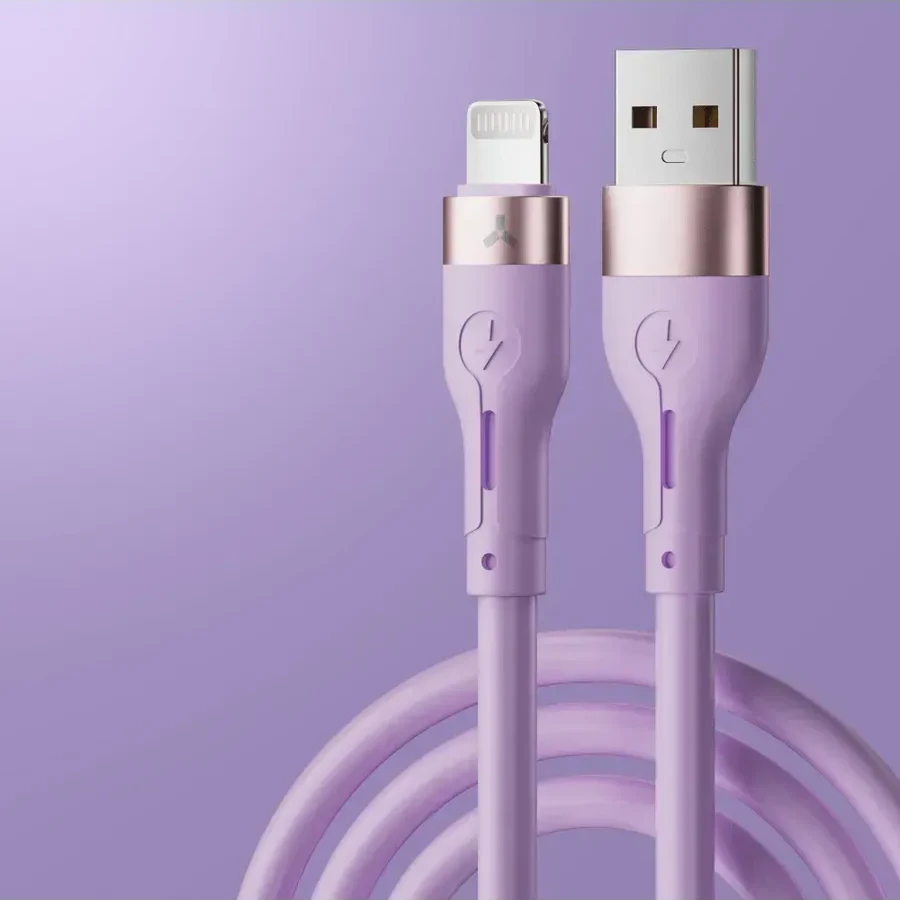 Кабель Accesstyle AL24-S100, фиолетовый