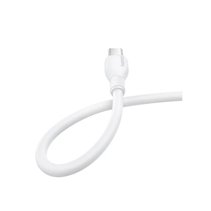 Кабель Baseus Ultra-Fast USB-C to USB-C, 100W, 1м, белый — 2