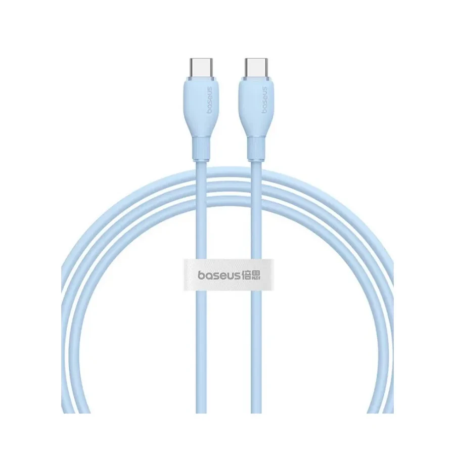 Кабель Baseus Ultra-Fast USB-C to USB-C, 100W, 1м, синий