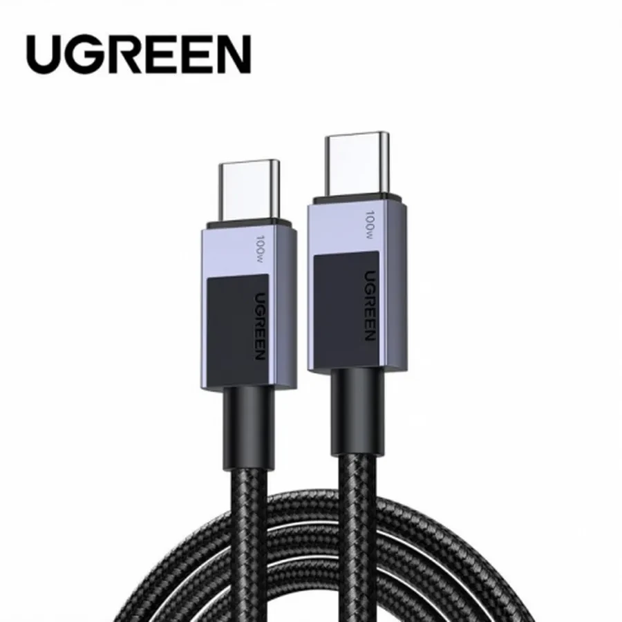 Кабель UGREEN USB-C PD, 100W, 3m, серый