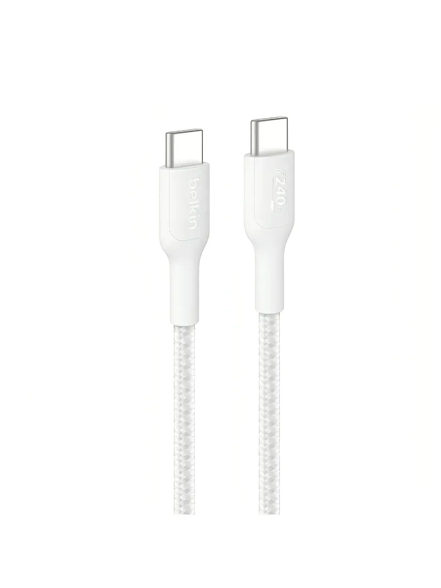 Кабель BELKIN USB-C 240W, 2m, белый