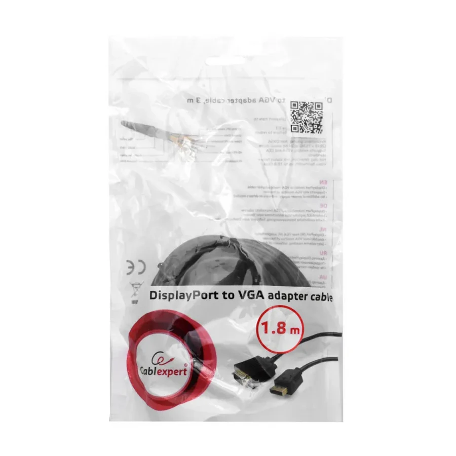 Кабель DisplayPort-VGA Cablexpert CCP-DPM-VGAM-6