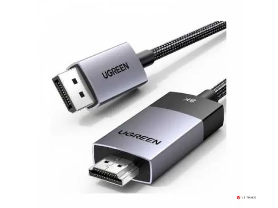 Кабель Ugreen DP115 80397 DP-HDMI 8K 2m