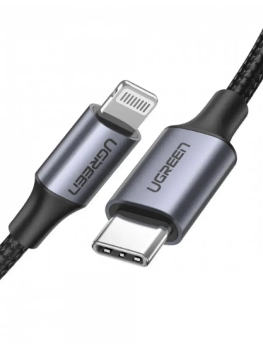 Кабель Ugreen US304 Lightning-Type-C 2.0 2m