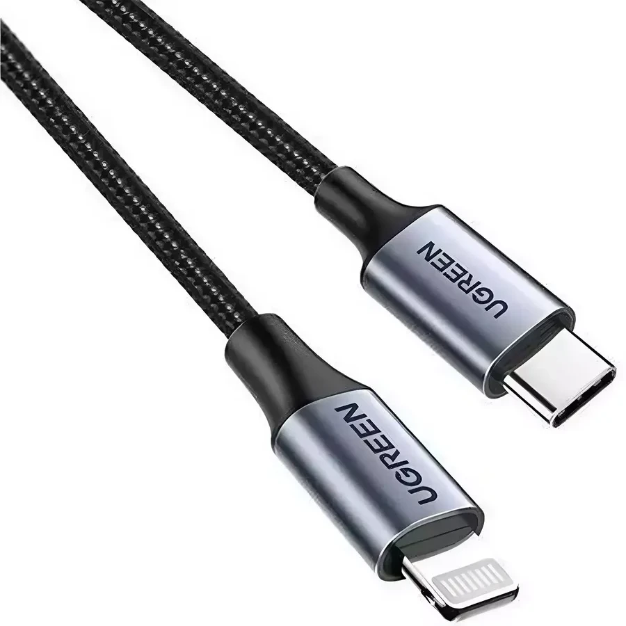 Кабель Ugreen US304 Lightning-Type-C 2.0 2m — 3
