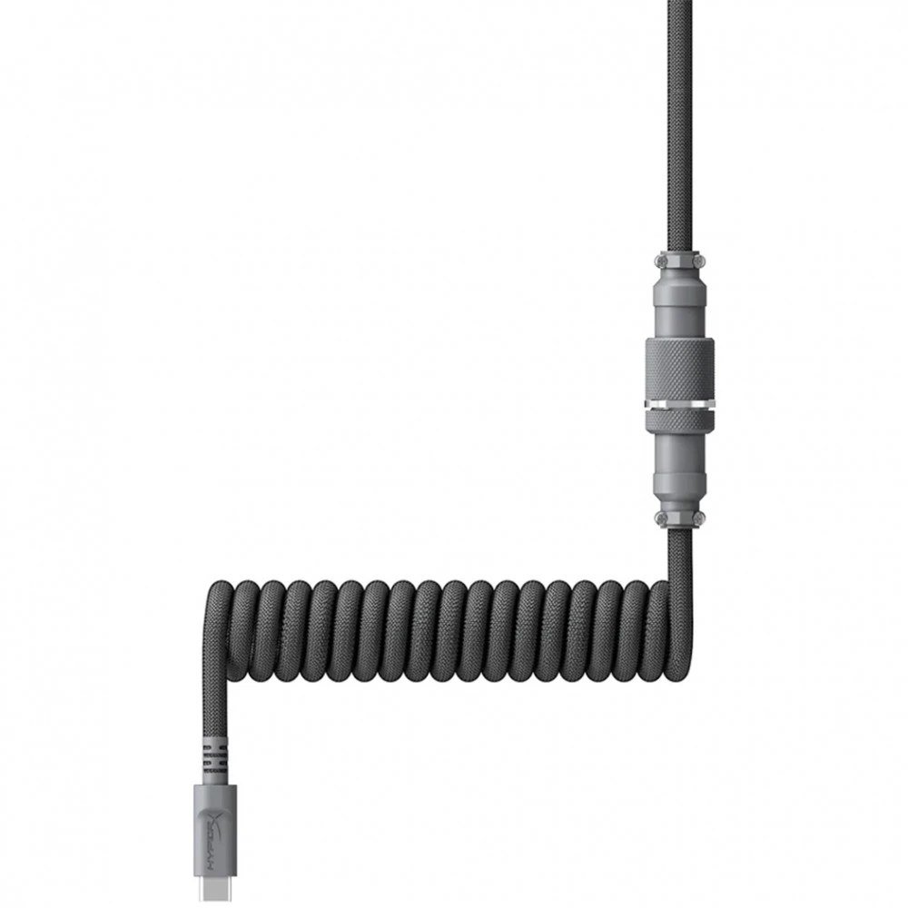 Кабель HyperX USB-C Coiled чёрно-серый — 2