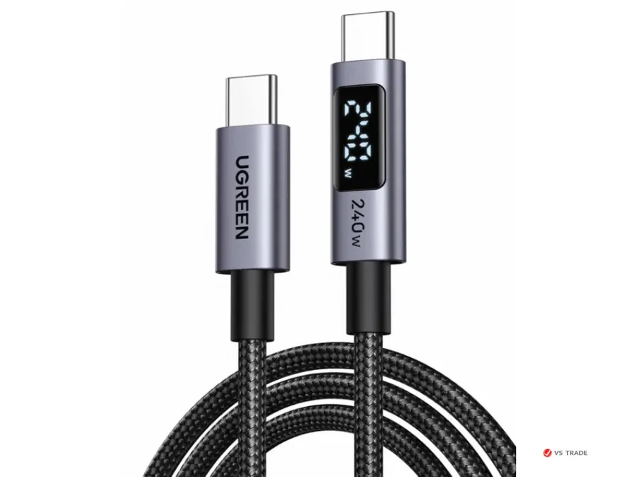 Зарядный кабель Ugreen L531, USB-C 240W, 3m