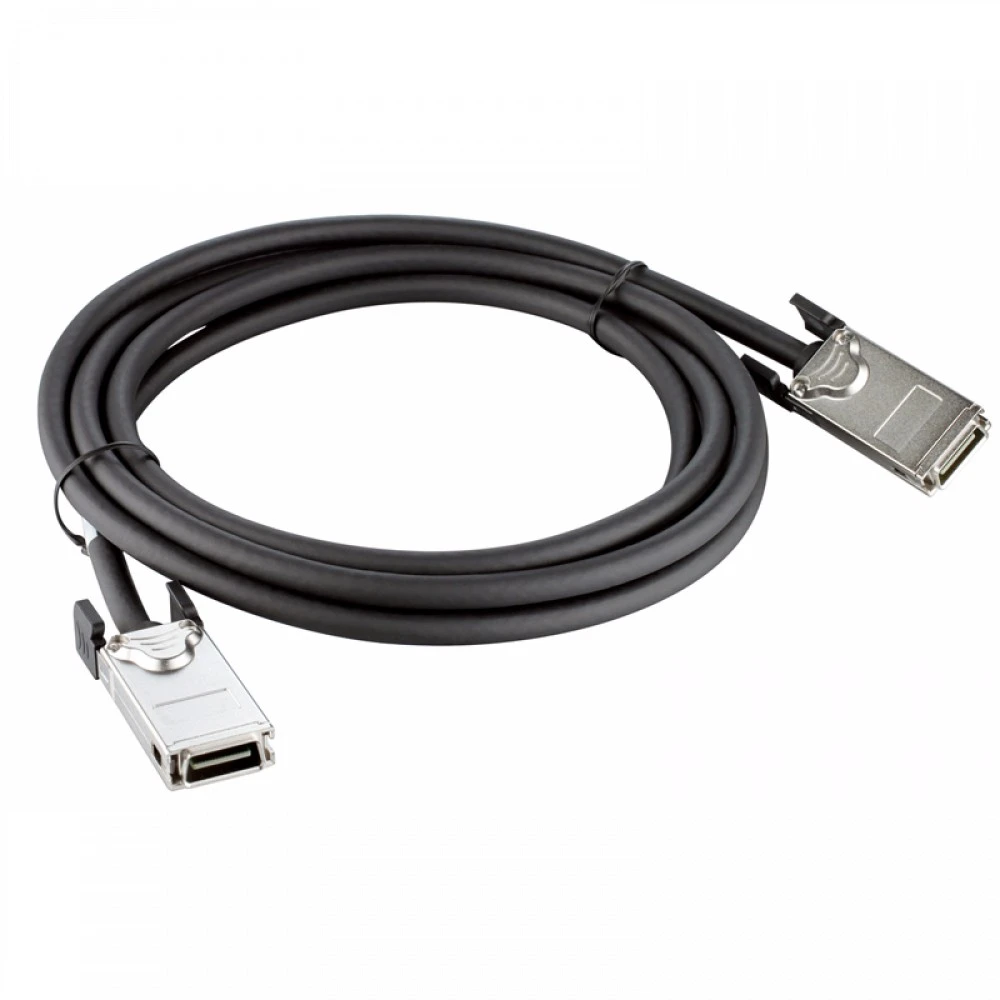 10GE CX4 3m Direct Attach Cable (для физического стекирования* при использовании модуля DEM-410CX) — 3