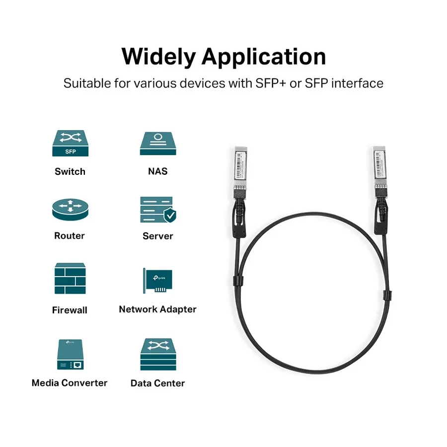 Кабель TP-Link SM5220-1M, DAC SFP+, 10 Гбит/с, 1 м — 2