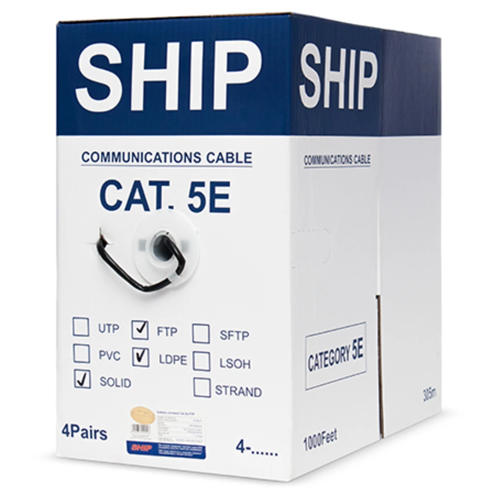 Кабель сетевой SHIP D147-P Cat.5e FTP 30В LSZH — 2