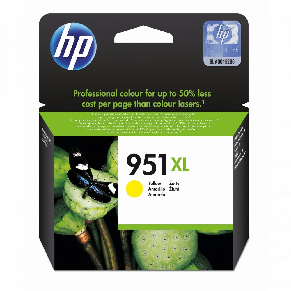 Картридж №951XL жёлтый для OfficeJet Pro 8100/8600, до 1500 стр. — 2