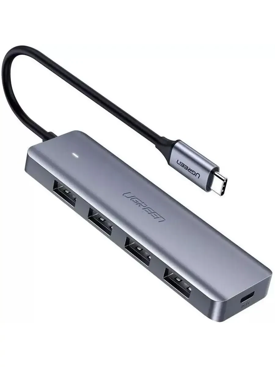 Hub UGREEN USB 3.0, 4 порта — 2