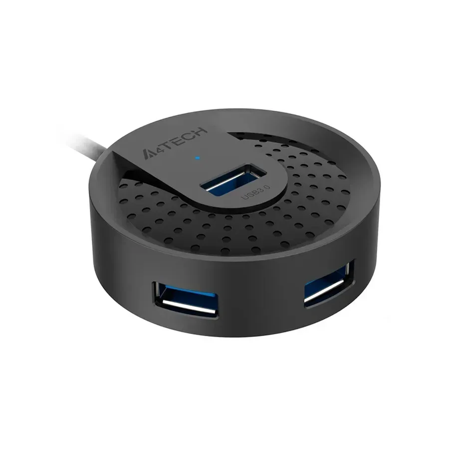 USB Хаб A4tech HUB-30-Black, USB 2.0, 4 порта — 2