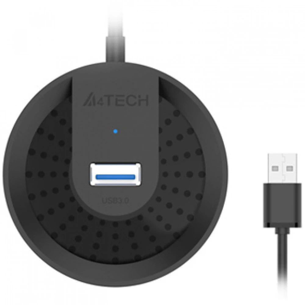 USB Хаб A4tech HUB-30-Black, USB 2.0, 4 порта — 5