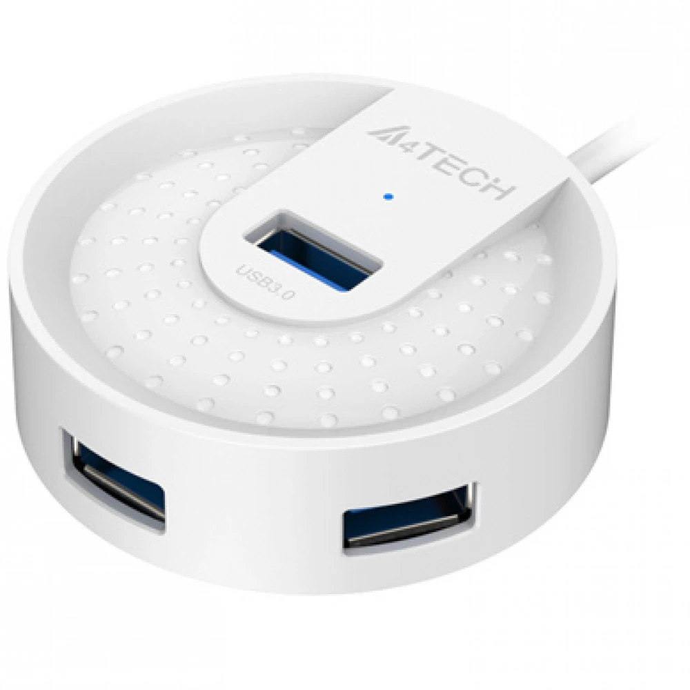 USB Хаб A4tech HUB-30-White, USB 2.0, 4 порта — 2