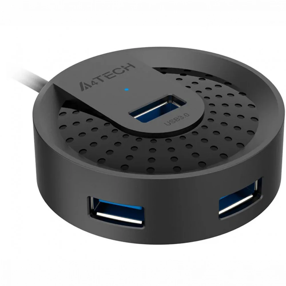 USB Хаб A4tech HUB-30C-Black, USB 2.0, 4 порта — 3