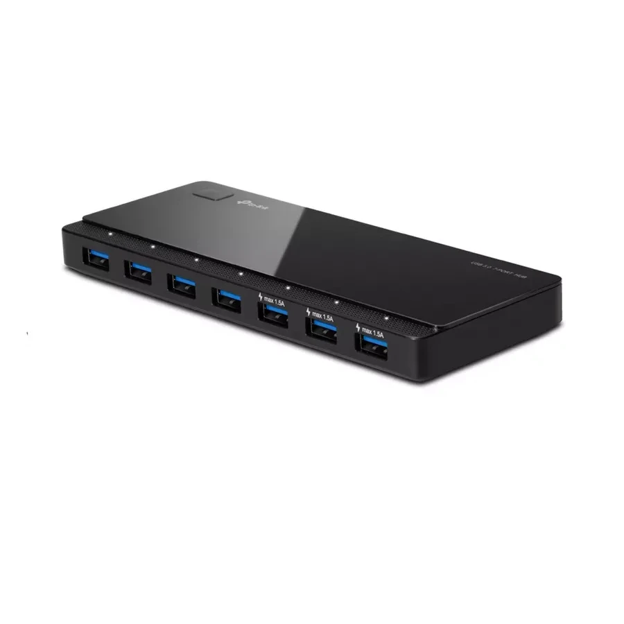 USB Хаб TP-Link UH700, USB 3.0, 7 портов, adapter